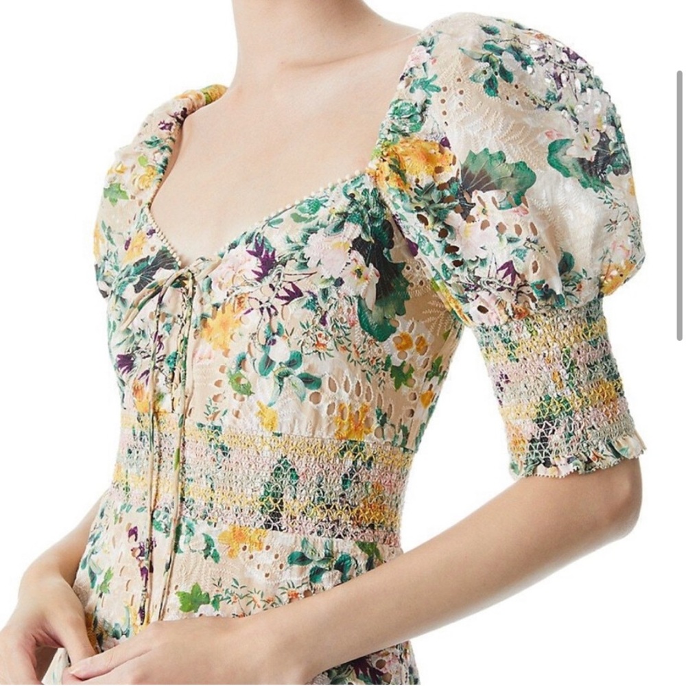 Alice & Olivia Crawford Tiered Mini Dress Size 6